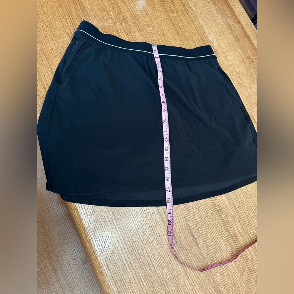 SOYBU NWT resort skort black sz large 17” waist - Picture 13 of 13